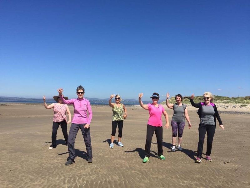 Best place to do tai chi, outside in the sunshine