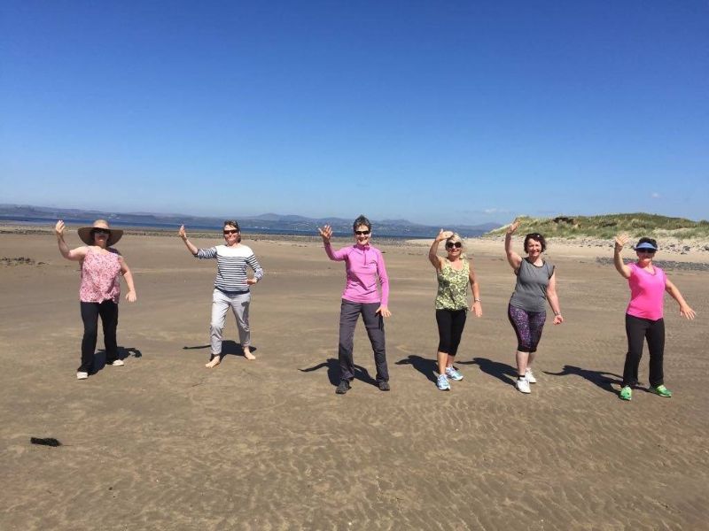 Parting the wild horse's mane at Rossnowlagh beach May 2016